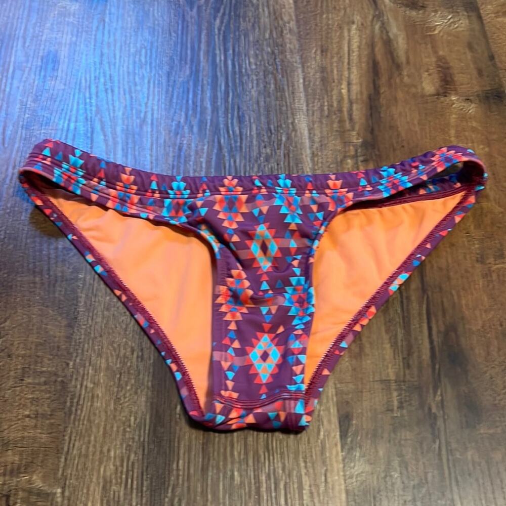 RPM Bikini Bottoms Aztec Print Women's Size Medium